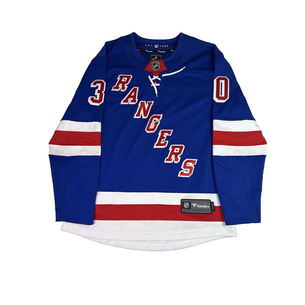 Youth New york Rangers Henvik Lundqvist #30 Fanatics Jersey Blue Size S/P